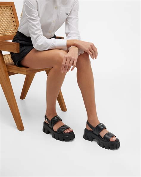 prada chunky platform sandals